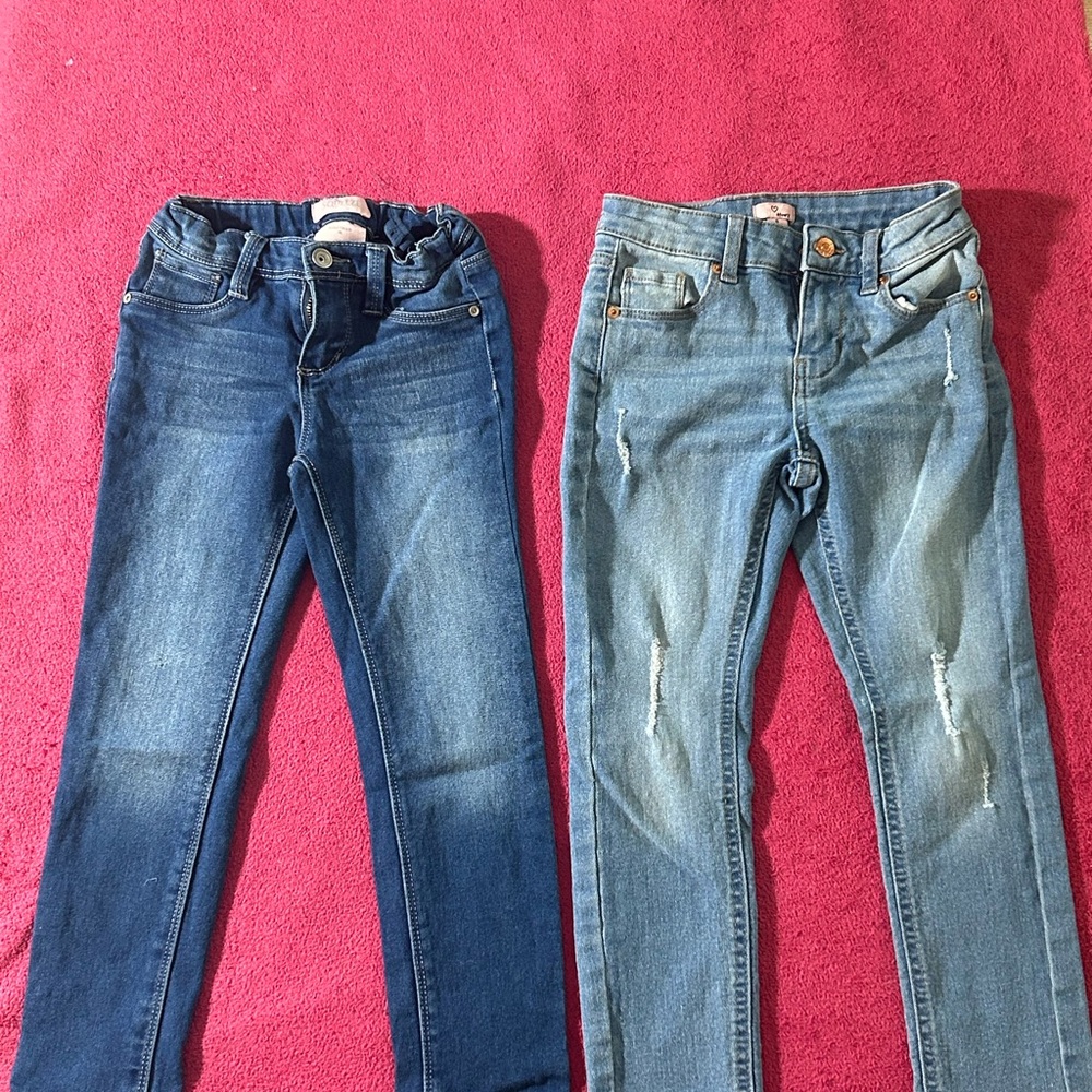 Children's Blue Denim Jeans - Pack of 2